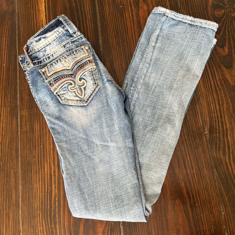 Light Wash Women's Bootcut Jeans - Casual Everyday Style - Picture 12 of 16
